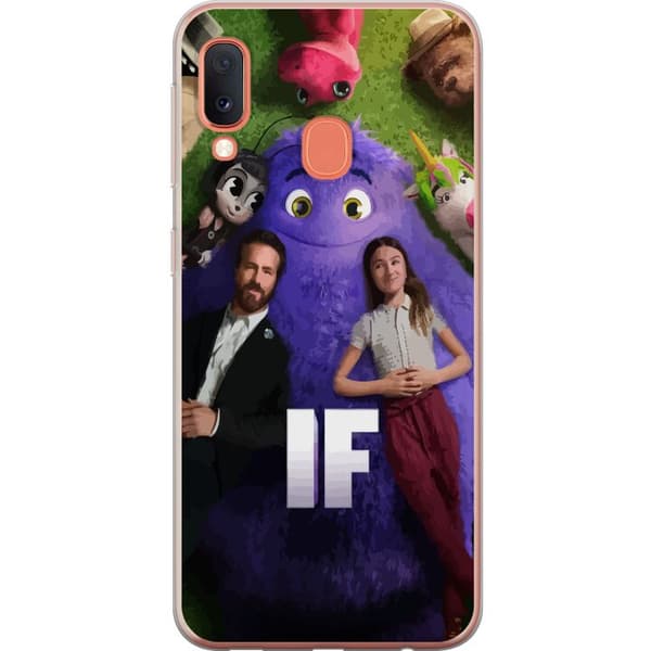 Samsung Galaxy A20e Genomskinligt Skal IF: Låtsaskompisar