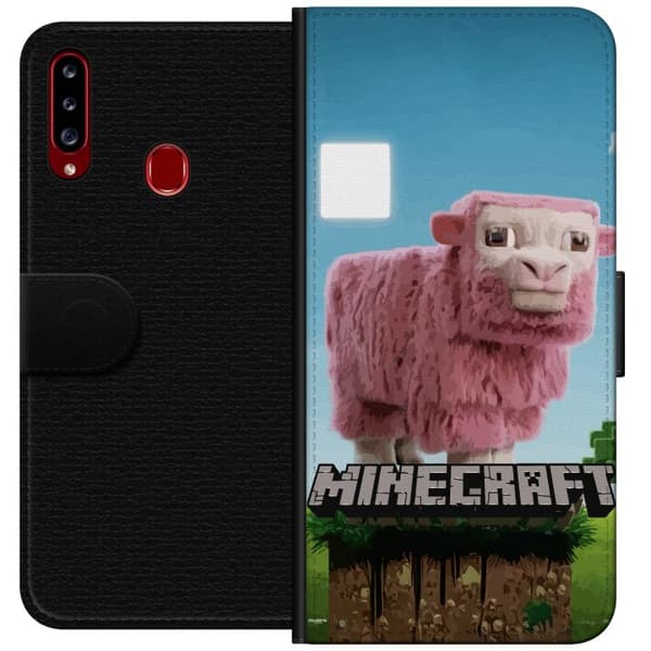 Samsung Galaxy A20s Tegnebogsetui A Minecraft Movie