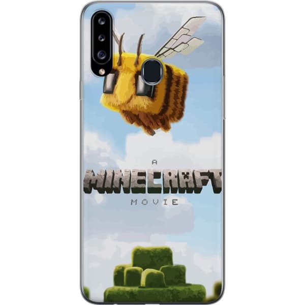Samsung Galaxy A20s Gennemsigtig cover A Minecraft Movie