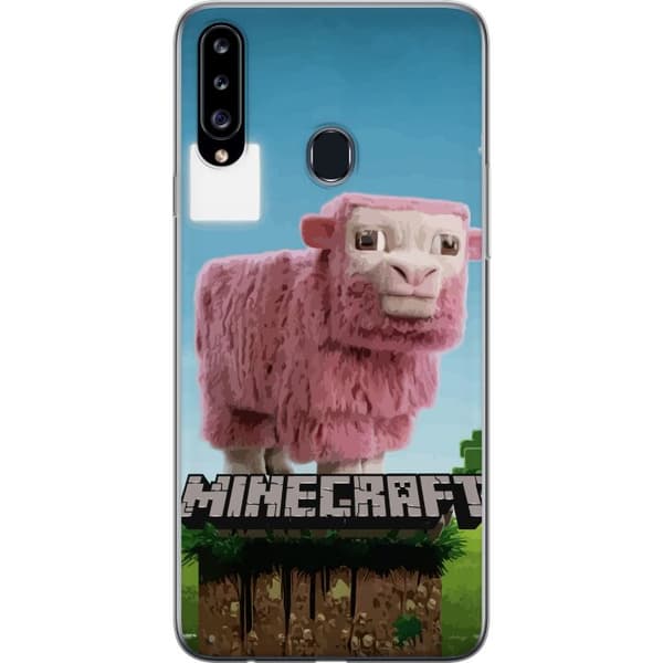 Samsung Galaxy A20s Gennemsigtig cover A Minecraft Movie