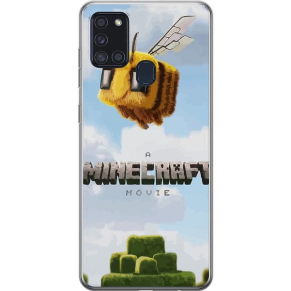 Samsung Galaxy A21s Gennemsigtig cover A Minecraft Movie