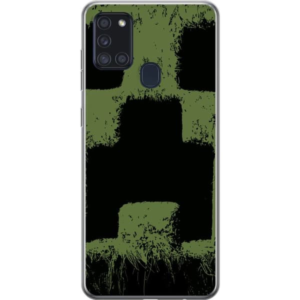 Samsung Galaxy A21s Gennemsigtig cover A Minecraft Movie
