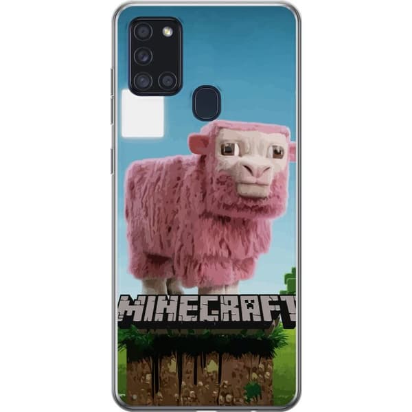 Samsung Galaxy A21s Läpinäkyvä kuori A Minecraft Movie