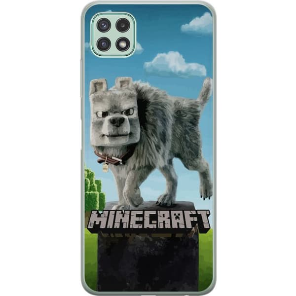 Samsung Galaxy A22 5G Gennemsigtig cover A Minecraft Movie