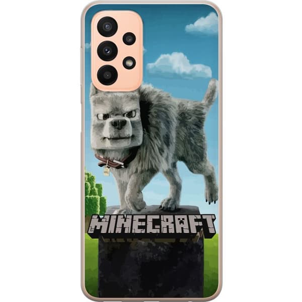 Samsung Galaxy A23 Gennemsigtig cover A Minecraft Movie