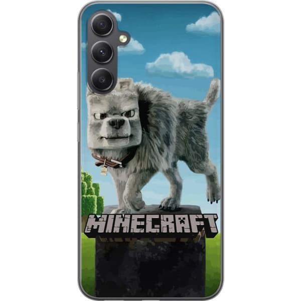 Samsung Galaxy A25 Genomskinligt Skal A Minecraft Movie