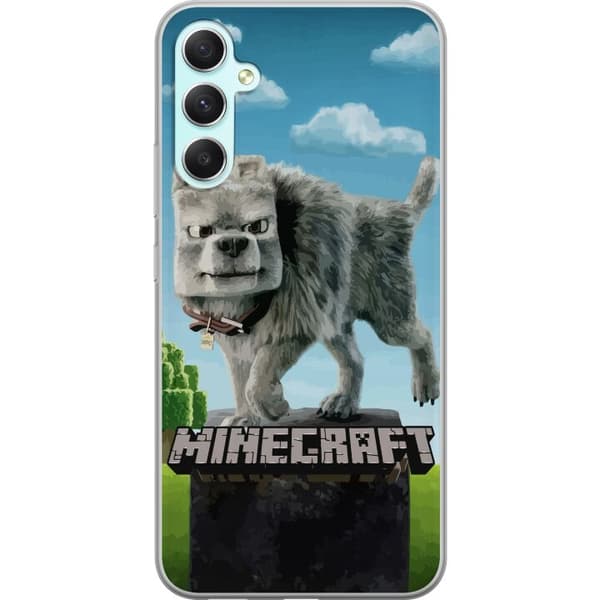 Samsung Galaxy A34 Gennemsigtig cover A Minecraft Movie