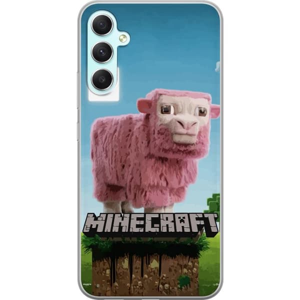 Samsung Galaxy A34 Läpinäkyvä kuori A Minecraft Movie