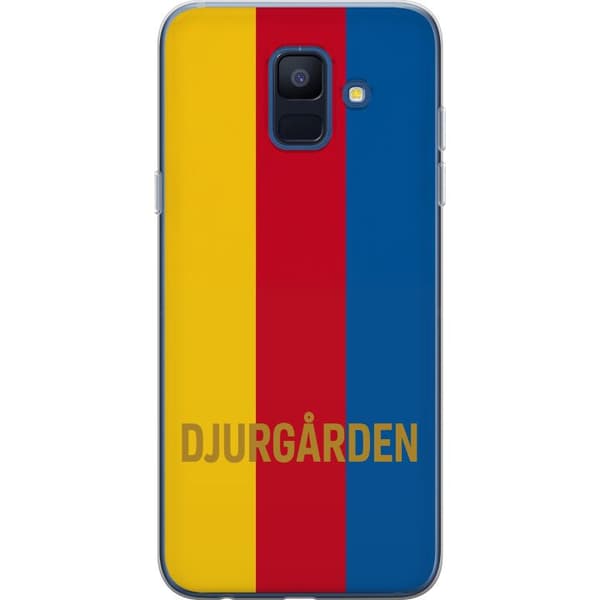 Samsung Galaxy A6 (2018) Genomskinligt Skal Djurgården – fotboll