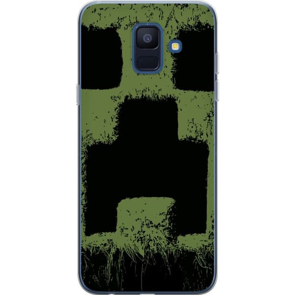 Samsung Galaxy A6 (2018) Genomskinligt Skal A Minecraft Movie