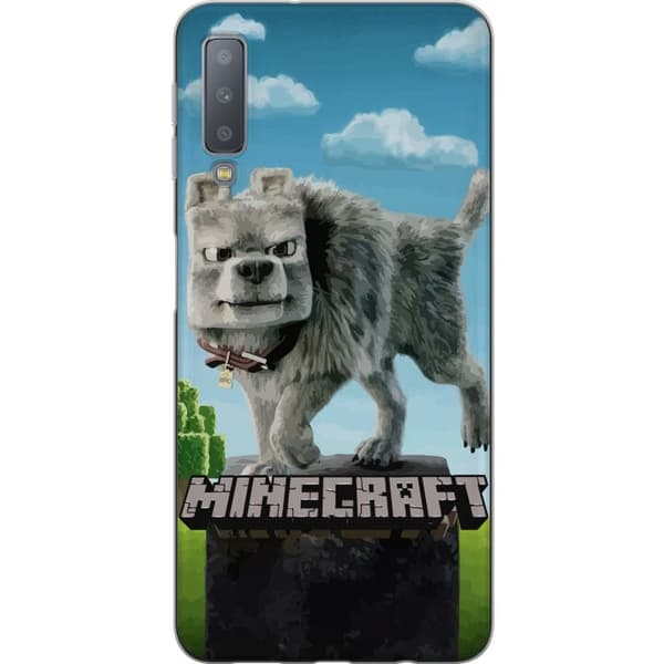 Samsung Galaxy A7 (2018) Gennemsigtig cover A Minecraft Movie