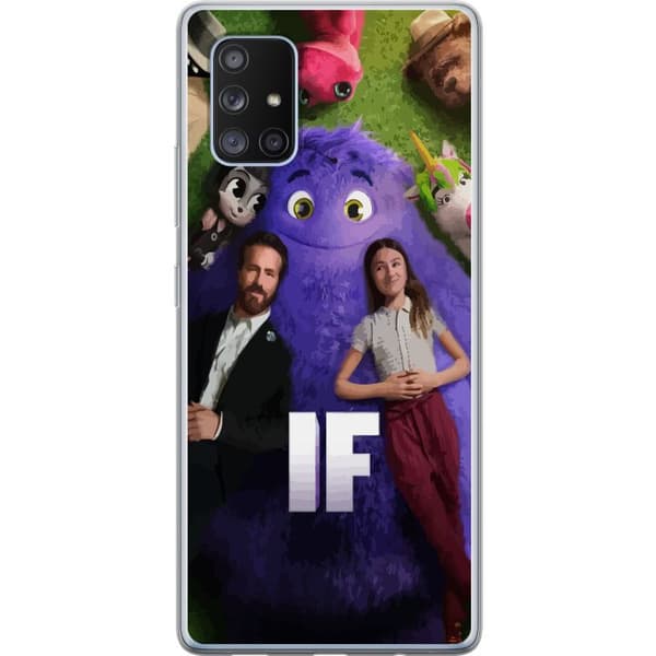 Samsung Galaxy A71 5G Läpinäkyvä kuori IF: Låtsaskompisar