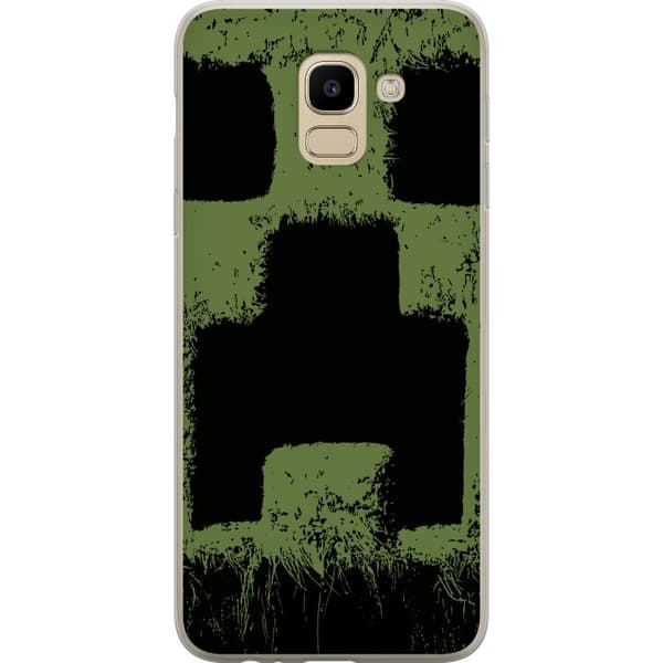 Samsung Galaxy J6 Gennemsigtig cover A Minecraft Movie