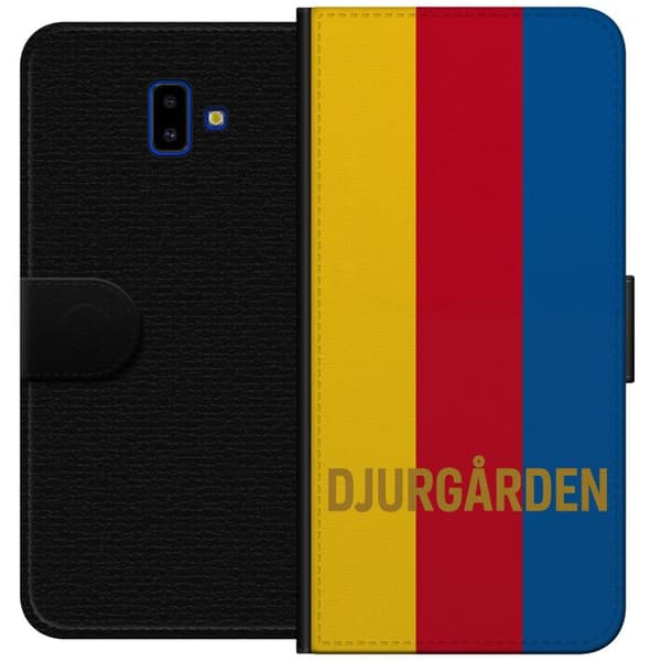 Samsung Galaxy J6+ Plånboksfodral Djurgården – fotboll