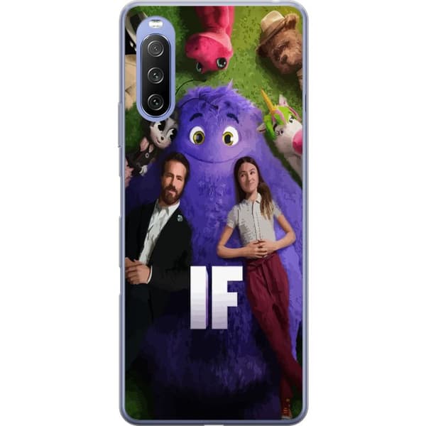 Sony Xperia 10 III Lite Läpinäkyvä kuori IF: Låtsaskompisar