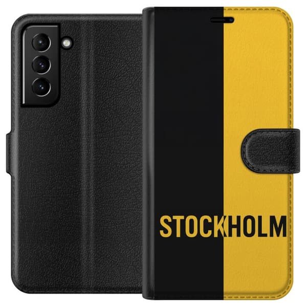 Samsung Galaxy S21+ 5G Tegnebogsetui Stockholm – fodbold