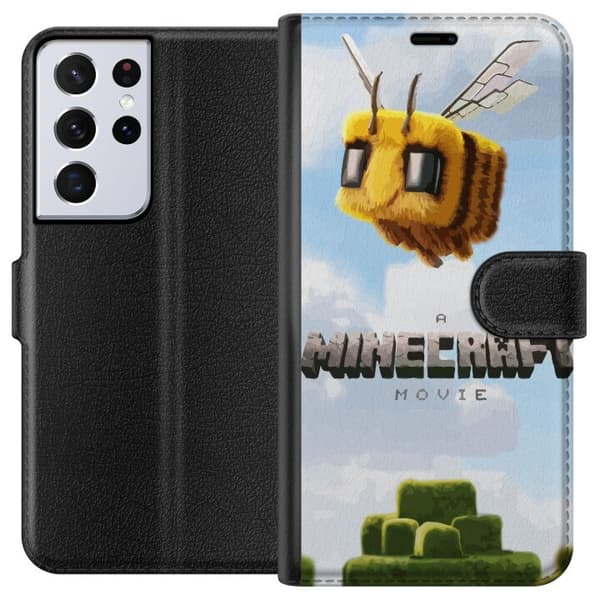 Samsung Galaxy S21 Ultra 5G Lompakkokotelo A Minecraft Movie