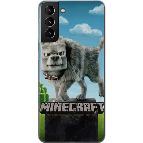 Samsung Galaxy S21+ 5G Läpinäkyvä kuori A Minecraft Movie