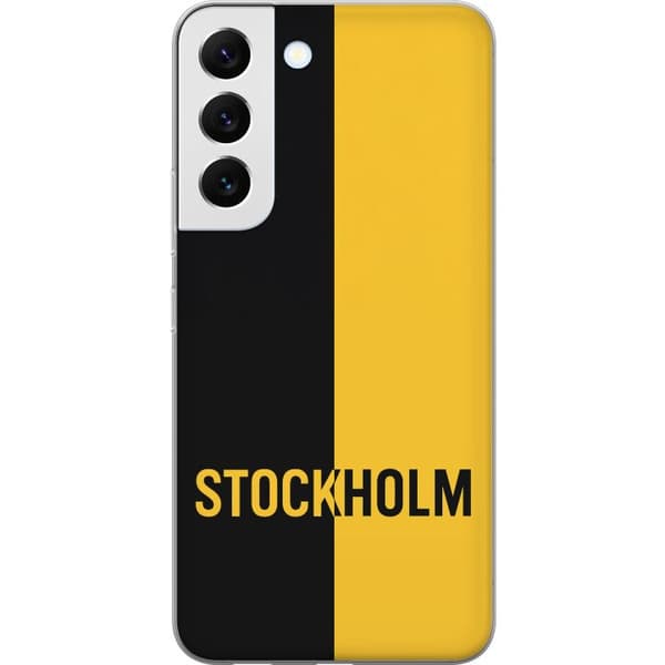 Samsung Galaxy S22 5G Gennemsigtig cover Stockholm – fodbold