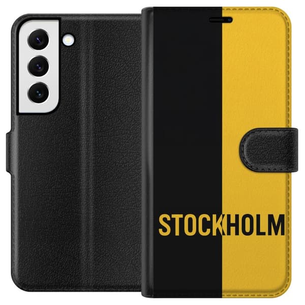 Samsung Galaxy S22+ 5G Lommeboketui Stockholm – fotball