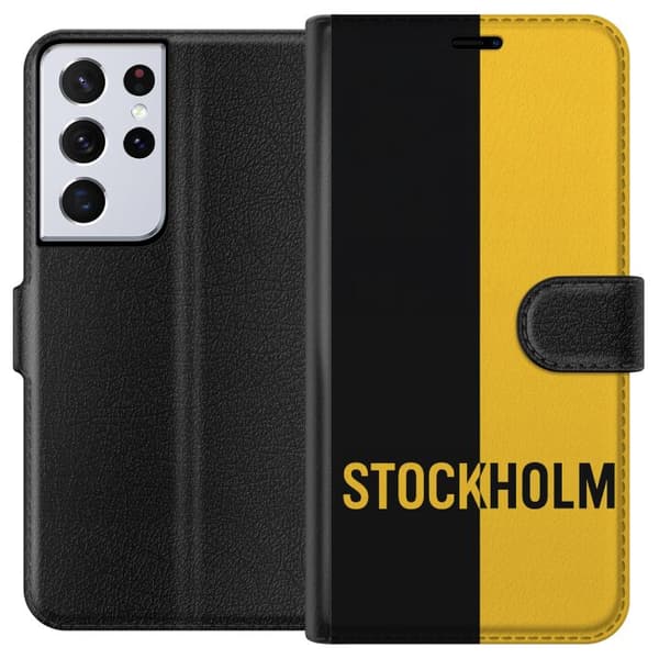 Samsung Galaxy S21 Ultra 5G Lompakkokotelo Stockholm – jalkapallo