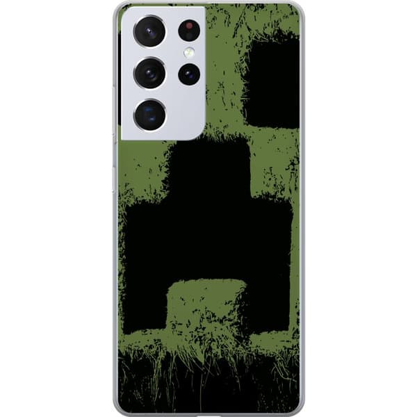Samsung Galaxy S21 Ultra 5G Genomskinligt Skal A Minecraft Movie