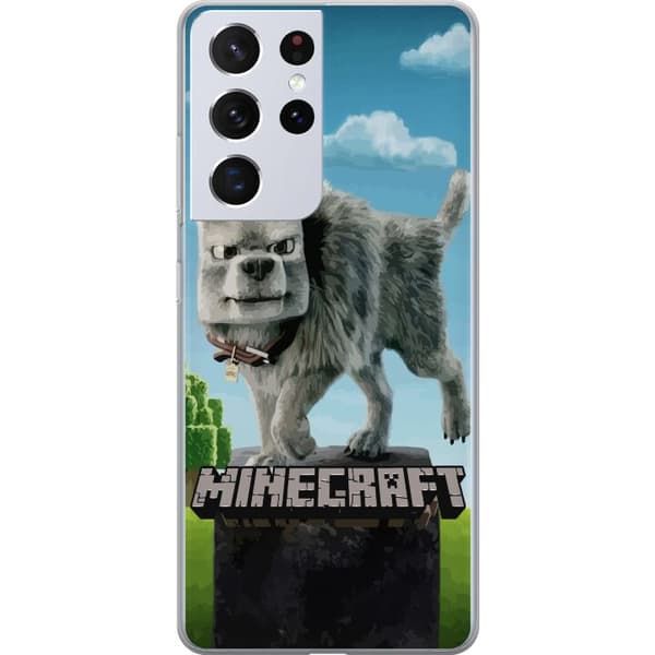 Samsung Galaxy S21 Ultra 5G Gennemsigtig cover A Minecraft Movie