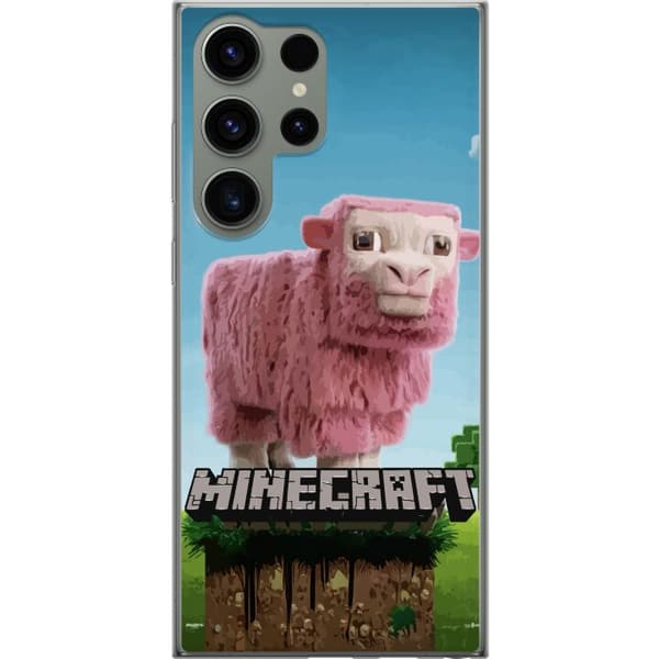 Samsung Galaxy S23 Ultra Genomskinligt Skal A Minecraft Movie