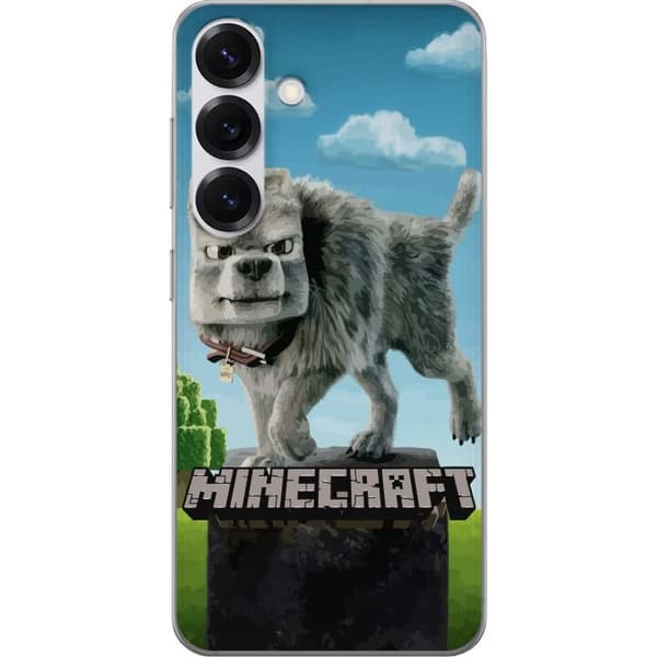 Samsung Galaxy S25 Gennemsigtig cover A Minecraft Movie