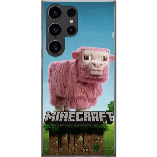 Samsung Galaxy S24 Ultra Genomskinligt Skal A Minecraft Movie