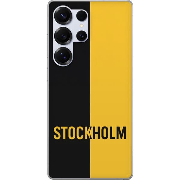 Samsung Galaxy S25 Ultra Läpinäkyvä kuori Stockholm – jalkapallo