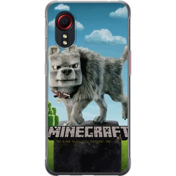 Samsung Galaxy Xcover 5 Genomskinligt Skal A Minecraft Movie