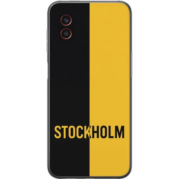 Samsung Galaxy Xcover6 Pro Genomskinligt Skal Stockholm – fotboll