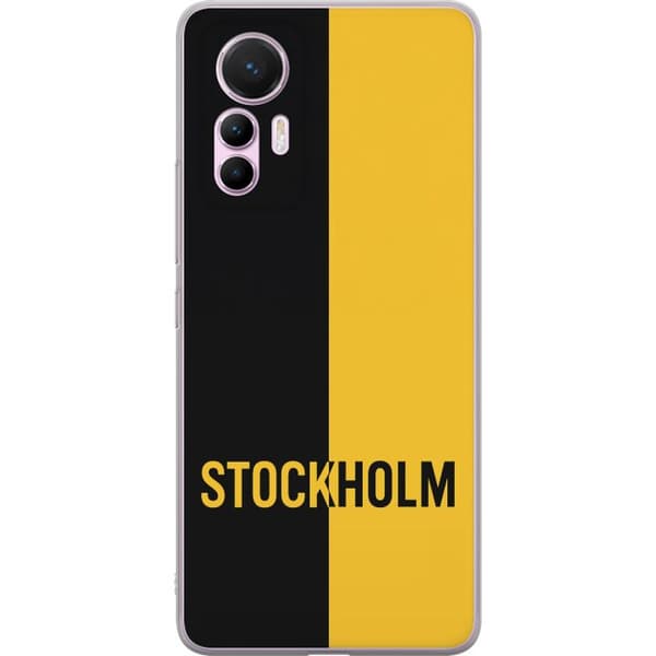 Xiaomi 12 Lite Gennemsigtig cover Stockholm – fodbold