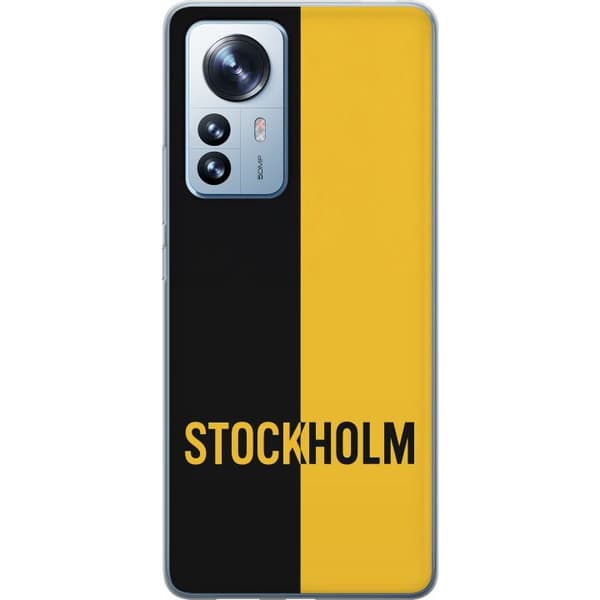 Xiaomi 12 Pro Gennemsigtig cover Stockholm – fodbold