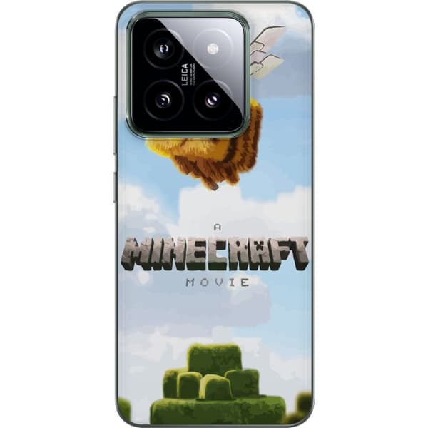 Xiaomi 14 Genomskinligt Skal A Minecraft Movie
