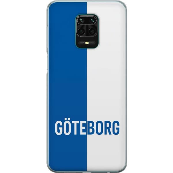 Xiaomi Redmi Note 9 Pro Gennemsigtig cover Göteborg - fodbold