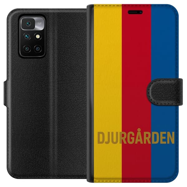 Xiaomi Redmi 10 Lompakkokotelo Djurgården – jalkapallo
