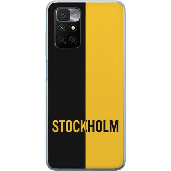 Xiaomi Redmi 10 Läpinäkyvä kuori Stockholm – jalkapallo