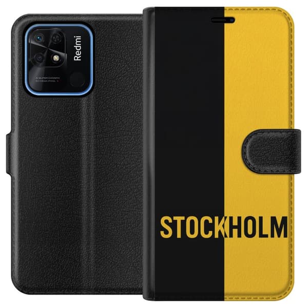 Xiaomi Redmi 10C Lommeboketui Stockholm – fotball