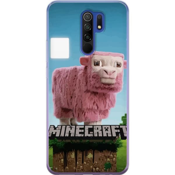 Xiaomi Redmi 9 Gennemsigtig cover A Minecraft Movie