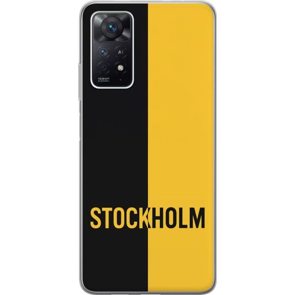 Xiaomi Redmi Note 11 Pro 5G Gennemsigtig cover Stockholm – fodbold