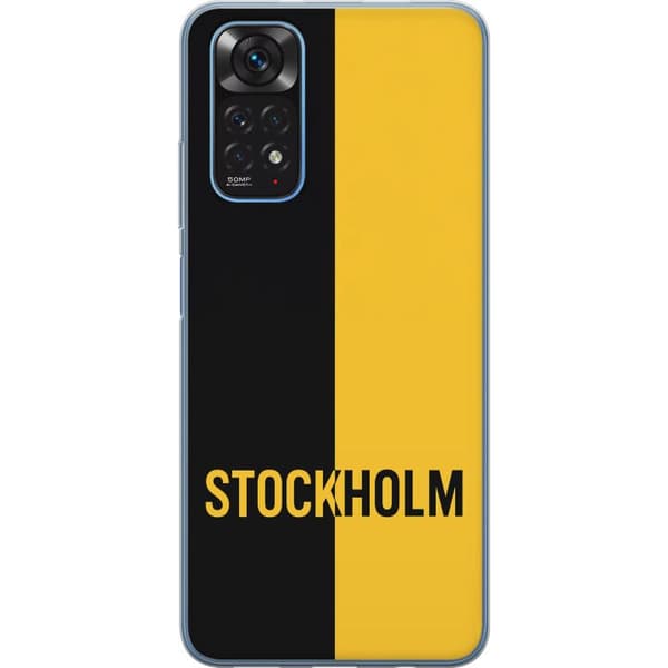 Xiaomi Redmi Note 11 Läpinäkyvä kuori Stockholm – jalkapallo