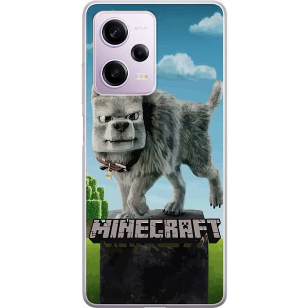 Xiaomi Redmi Note 12 Pro Genomskinligt Skal A Minecraft Movie