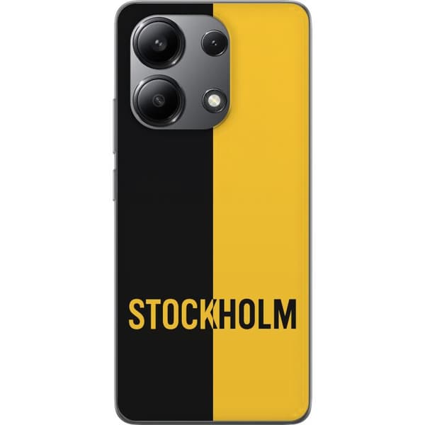 Xiaomi Redmi Note 13 4G Gennemsigtig cover Stockholm – fodbold