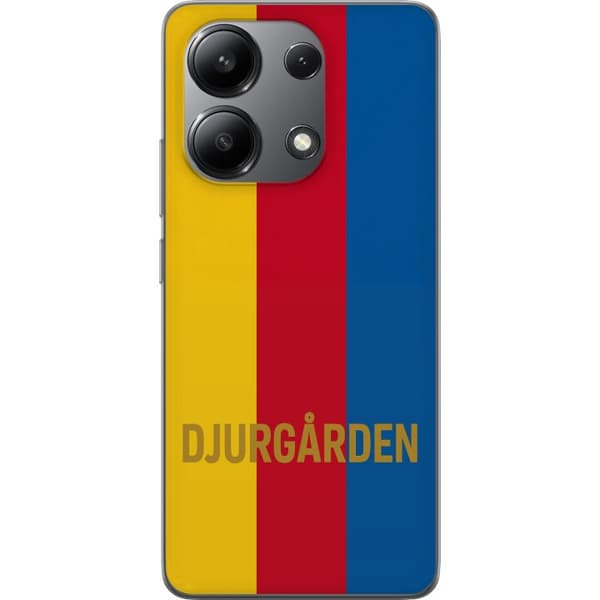 Xiaomi Redmi Note 13 4G Läpinäkyvä kuori Djurgården – jalkapallo