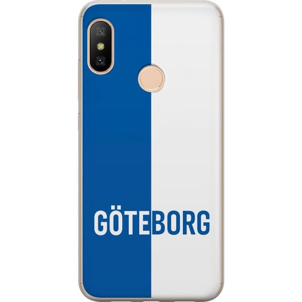 Xiaomi Redmi 6 Pro Läpinäkyvä kuori Göteborg - jalkapallo