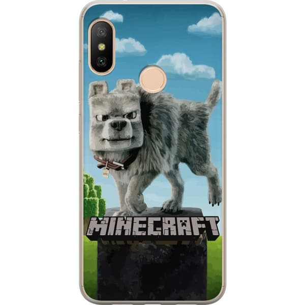 Xiaomi Redmi 6 Pro Läpinäkyvä kuori A Minecraft Movie
