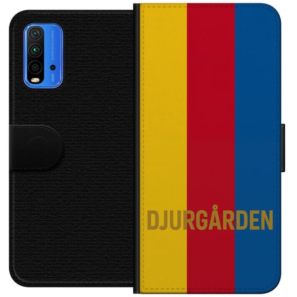 Xiaomi Redmi Note 9 4G Tegnebogsetui Djurgården – fodbold
