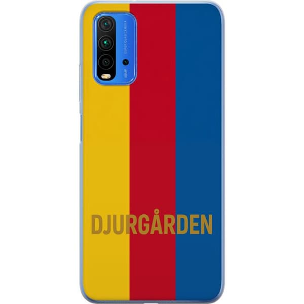 Xiaomi Redmi Note 9 4G Gennemsigtig cover Djurgården – fodbold